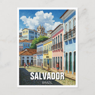 サルバドールブラジルPerlourinho Travel ポストカード