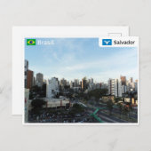 サルバドール、バイア – ブラジル ポストカード (正面/裏面)