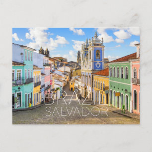 サルバドール、ブラジルの旅行絵葉書 ポストカード