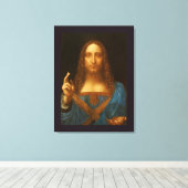 サルバータムンディファインアートプリント キャンバスプリント (インサイチュ (ウッドフロア))