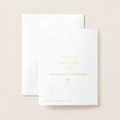 サルバータームンディレオナルドゴールドフォイルノートカード 箔カード (裏面封筒付き)