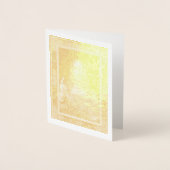 サルバータームンディレオナルドゴールドフォイルノートカード 箔カード (正面)