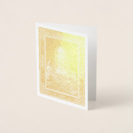 サルバータームンディレオナルドゴールドフォイルノートカード 箔カード