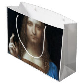 サルバーター・ムンディ、イエス・キリスト、レオナルド・ダ・ヴィンチ ラージペーパーバッグ (裏面アングル)