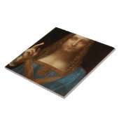 サルバーター・ムンディ(世界の救い主)(ダ・ヴィンチ) タイル (側面)