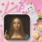 サルバーター・ムンディ(世界の救い主)(ダ・ヴィンチ) ペーパープレート (パーティー)