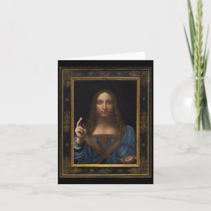 サルバーター・ムンディbyレオナルド・ダ・ヴィンチ1500年頃 カード