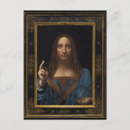 サルバーター・ムンディbyレオナルド・ダ・ヴィンチ1500年頃 ポストカード
