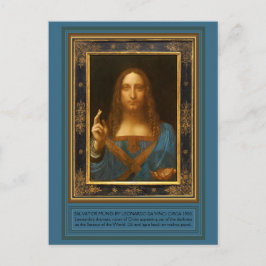 サルバーター・ムンディbyレオナルド・ダ・ヴィンチ1500年頃 ポストカード