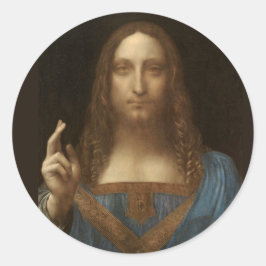 サルバーター・ムンディbyレオナルド・ダ・ヴィンチ1500年頃 ラウンドシール