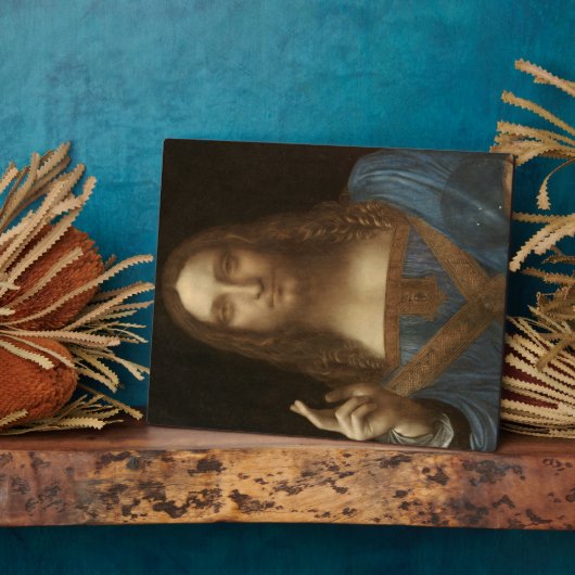 サルバーター・ムンディbyレオナルド・ダ・ヴィンチ フォトプラーク (側面)