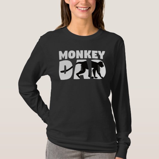 サルパパ男性へモンキーfor Girls Tシャツ (正面)