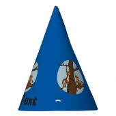 サルパーソナライズされた登山ツリーパーティー帽子 パーティーハット (右)