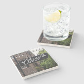 サルビアのサバンナのコースター ストーンコースター (横)