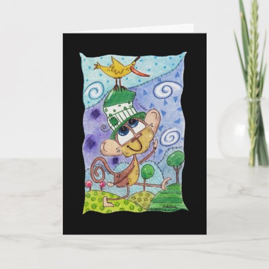 サルファンキーとバナナバード カード (正面)