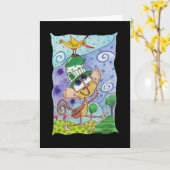 サルファンキーとバナナバード カード (黄色い花)