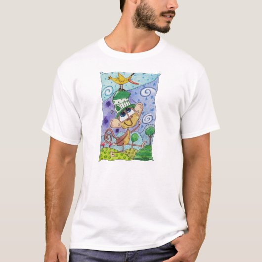 サルファンキーとバナナバード Tシャツ (正面)