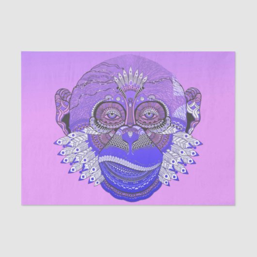 サルファンキーの部族の羽 薄葉紙 (正面)