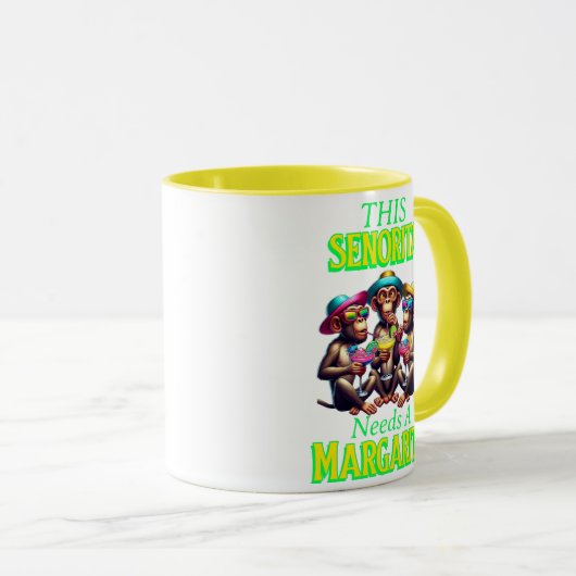 サルファンキーセノリータはマルガリータが必要 マグカップ (正面右)