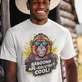 サルファンキー：ヒヒは完全に類人猿だクール Tシャツ