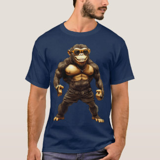 サルフィットネス/トレーナーモンキーTシャツ Tシャツ