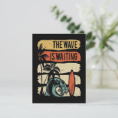 サルフィング·ラバー|波が待っているヴィンテージ サンキューカード (スタンド正面)