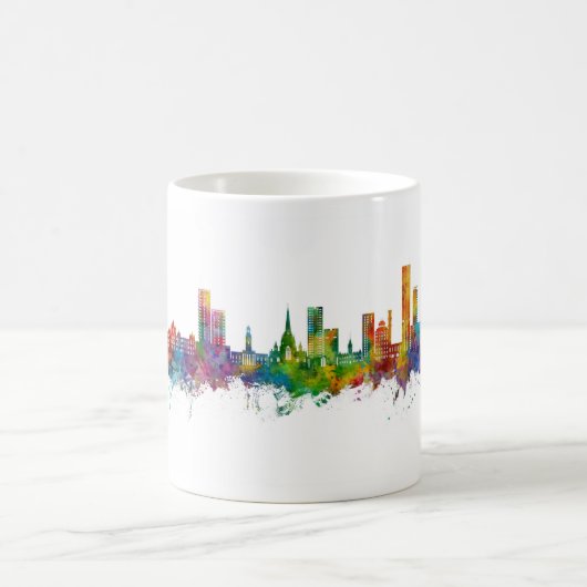 サルフォードイングランドスカイライン コーヒーマグカップ (中央)