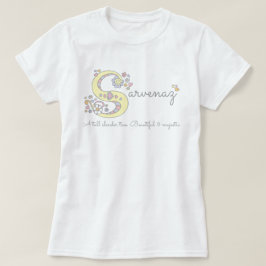 サルベナスガールズS名カスタム意味t Tシャツ