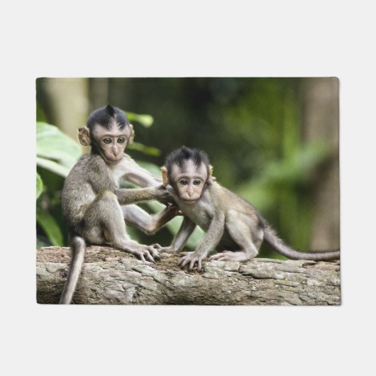 サルベビーの自然 ドアマット (正面)