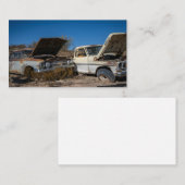 サルベージ又はジャンク車のヤードの名刺 コーリングカード (正面/裏面)