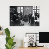 サルペトリエールでのドクターシャルコットのレッスン ポスター (ホームオフィス)