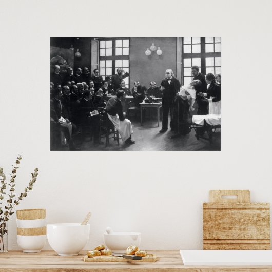 サルペトリエールでのドクターシャルコットのレッスン ポスター (キッチン)