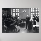 サルペトリエールでのドクターシャルコットのレッスン ポスター (正面)