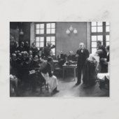 サルペトリエールでのドクターシャルコットのレッスン ポストカード (正面)