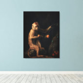 サルポートレート キャンバスプリント (インサイチュ (ウッドフロア))