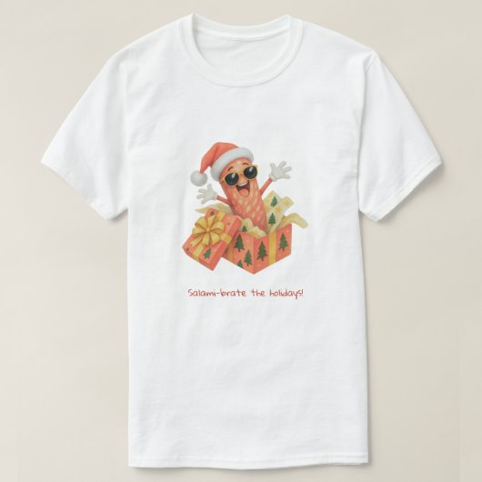 サルミで祝おうホリデー! Tシャツ (デザイン正面)