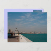 サルミヤ、クウェート市街並みビュー ポストカード (正面/裏面)