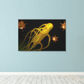 サルモネラTyphiの概念図1 キャンバスプリント (インサイチュ (ウッドフロア))