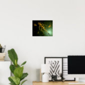 サルモネラTyphiの概念図2 ポスター (ホームオフィス)