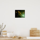 サルモネラTyphiの概念図2 ポスター (キッチン)