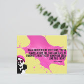 サルモ怒ンド引用文 ポストカード (スタンド正面)