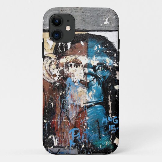 サルレトロ落書きケース Case-Mate iPhoneケース (裏面)