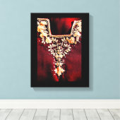 サルワールカメエス刺繍 キャンバスプリント (インサイチュ (ウッドフロア))