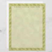 サルーキのシルエット レターヘッド (正面/裏面)