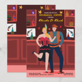 サルーン カップル インビテーション (正面/裏面)