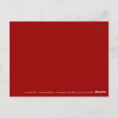 サル中国の年金ゴールド表意図P ポストカード (裏面)