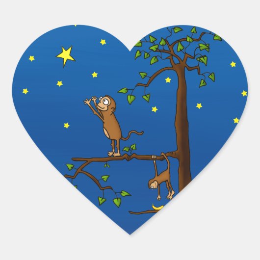 サル保のスタンプを押す ハートシール (正面)