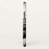 サル保持ボトル白黒撮影 Case-Mate iPhoneケース (裏面/右)