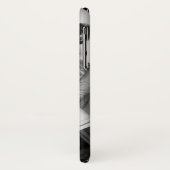 サル保持ボトル白黒撮影 Case-Mate iPhoneケース (裏面/左)