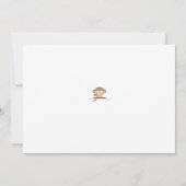 サル動物園のベビーシャワー招待状-ボーイ 招待状 (裏面)